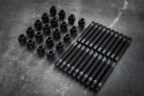 Garagistic Competition BMW Wheel Stud Conversion Kit: (5-Lug) - E36, E46, E82, E92, E39-Wheel Studs and Nuts-grip-drift-90MM-Both!-Garagistic-bmw