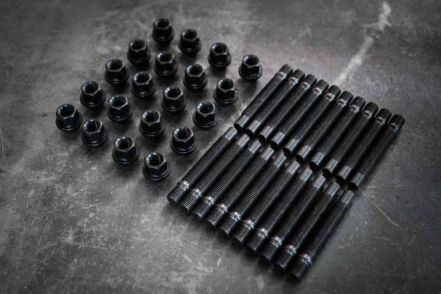 Garagistic Competition BMW Wheel Stud Conversion Kit: (5-Lug) - E36, E46, E82, E92, E39-Wheel Studs and Nuts-grip-drift-90MM-Both!-Garagistic-bmw