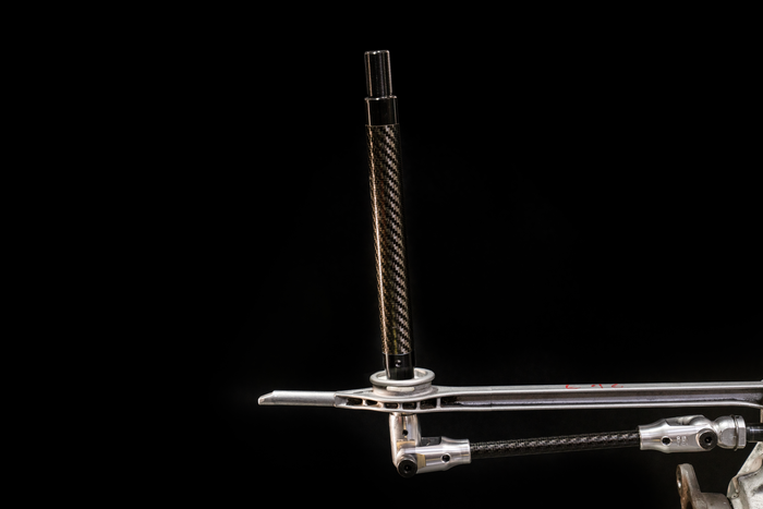 Garagistic Carbon Fiber Solid Shifter Rod - E30, E36, E46 Carbon Fiber (Short, Medium and Tall)-Shifter Accessories-grip-drift-Tall-Black Anodized-Garagistic-bmw