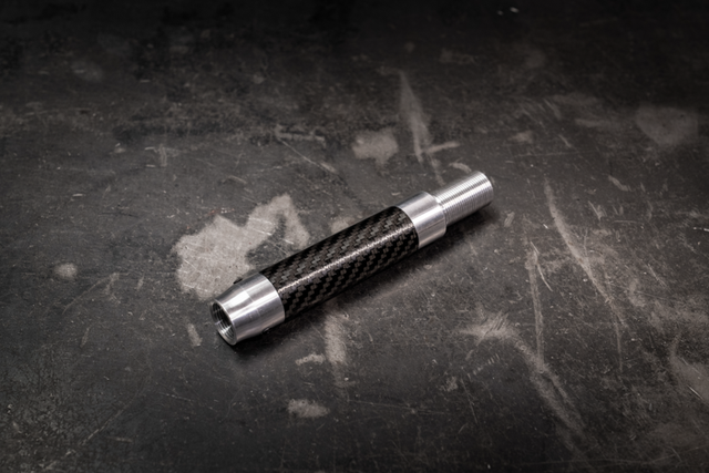 Garagistic Carbon Fiber Solid Shifter Rod - E30, E36, E46 Carbon Fiber (Short, Medium and Tall)-Shifter Accessories-grip-drift-Small-Bare-Garagistic-bmw