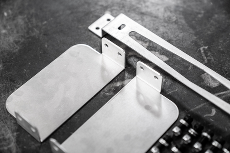E36 Sheet Metal Oil Cooler Bracket/Mount - 325, M3-Engine Accessories-grip-drift-Garagistic-bmw