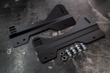 E30 Bucket Seat Side Mount Brackets for OEM Sliders-Seat Mounts-grip-drift-425mm to 450mm-Garagistic-bmw