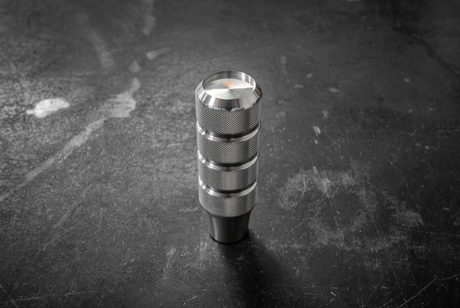 Garagistic Knurled Aluminum Shift Knob - E30, E36, E46, E82, E92-Shifter Accessories-grip-drift-Aluminum-No emblem-Garagistic-bmw