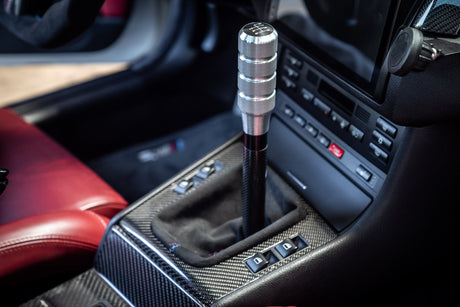 Garagistic Knurled Aluminum Shift Knob - E30, E36, E46, E82, E92-Shifter Accessories-grip-drift-Aluminum-No emblem-Garagistic-bmw