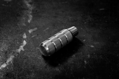 Garagistic Knurled Aluminum Shift Knob - E30, E36, E46, E82, E92-Shifter Accessories-grip-drift-Aluminum-No emblem-Garagistic-bmw
