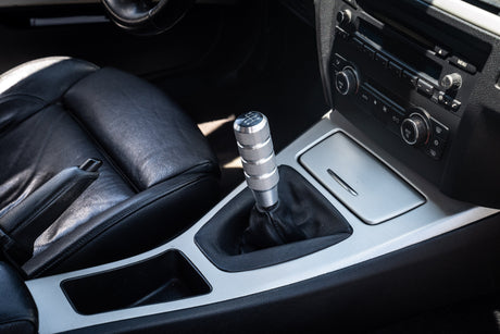 Garagistic Knurled Aluminum Shift Knob - E30, E36, E46, E82, E92-Shifter Accessories-grip-drift-Aluminum-No emblem-Garagistic-bmw