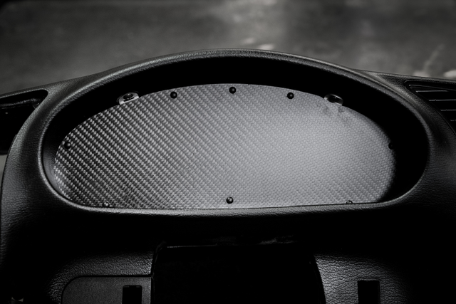 E36 Gauge Cluster Delete Panel - 318, 325, 328, M3-Delete Panels-grip-drift-ABS Plastic-Garagistic-bmw
