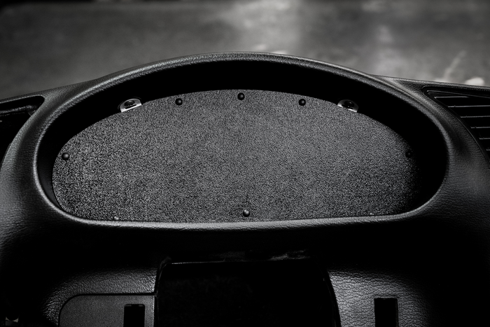 E36 Gauge Cluster Delete Panel - 318, 325, 328, M3-Delete Panels-grip-drift-ABS Plastic-Garagistic-bmw