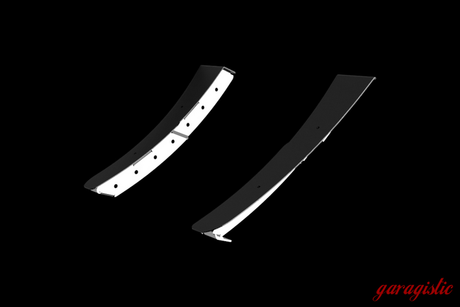 E36 Aero Front Bumper Canards - 318, 325, 328, M3-Exterior Body Parts-grip-drift-ABS Plastic-Garagistic-bmw