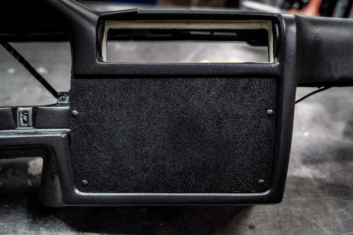 E30 HVAC Delete Panel - 318, 325i/is/e/es, M3-Delete Panels-grip-drift-ABS Plastic-Garagistic-bmw