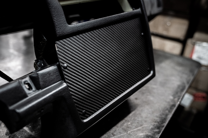 E30 HVAC Delete Panel - 318, 325i/is/e/es, M3-Delete Panels-grip-drift-ABS Plastic-Garagistic-bmw