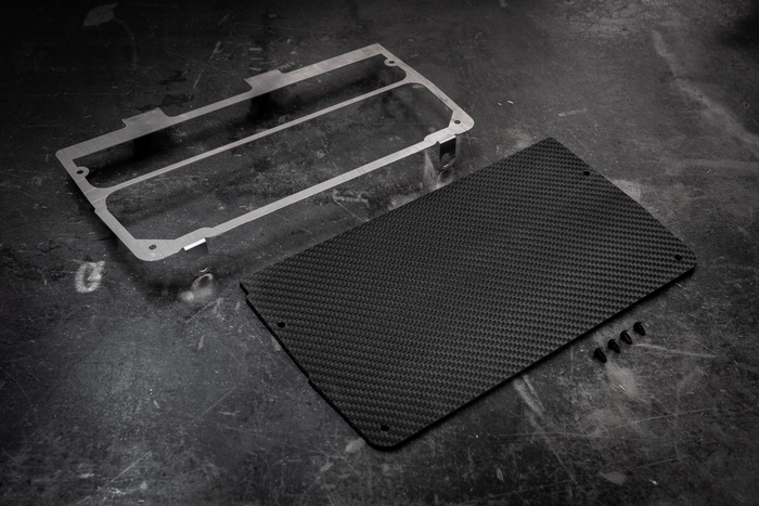 E30 HVAC Delete Panel - 318, 325i/is/e/es, M3-Delete Panels-grip-drift-Carbon Fiber-Garagistic-bmw