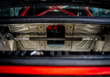LTW E30 Carbon Fiber Modular 3 Piece Rear Strut Bar - 318, 320, 325, M3-Strut Bars-grip-drift-No Thanks-Raw Aluminum-Garagistic-bmw