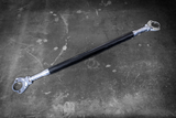 LTW E30 Carbon Fiber Modular 3 Piece Rear Strut Bar - 318, 320, 325, M3-Strut Bars-grip-drift-No Thanks-Raw Aluminum-Garagistic-bmw