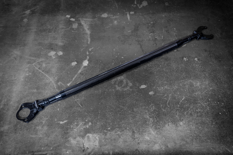 LTW Carbon Fiber E46 Modular 3 Piece Rear Strut Bar - 316, 318, 320, 323, 325, 328, 330, M3-Strut Bars-grip-drift-No Thanks-Anodized Black-Garagistic-bmw