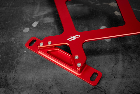 BMW E30 / E36 X-Brace-Chassis Bracing-grip-drift-E30-Red Anodize-Garagistic-bmw