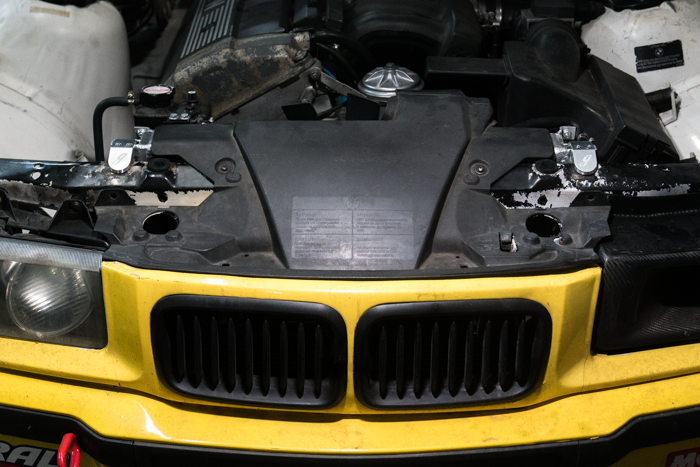 E36 & Z3 Billet Radiator Bracket (Clip Upgrade)- 318, 325, 328, M3, Z3, Z3M - 17111723341-Engine Accessories-grip-drift-Bare-Garagistic-bmw