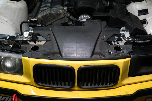 E36 & Z3 Billet Radiator Bracket (Clip Upgrade)- 318, 325, 328, M3, Z3, Z3M - 17111723341-Engine Accessories-grip-drift-Bare-Garagistic-bmw
