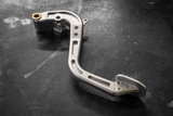 E46 Billet Clutch Pedal - 325i, M3, 330i (35311163870)-Pedal Box Parts-grip-drift-Bare Aluminum-Garagistic-bmw