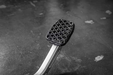 E46 Billet Clutch Pedal - 325i, M3, 330i (35311163870)-Pedal Box Parts-grip-drift-Bare Aluminum-Garagistic-bmw