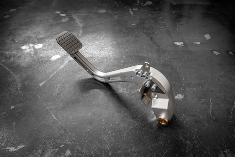 E46 Billet Clutch Pedal - 325i, M3, 330i (35311163870)-Pedal Box Parts-grip-drift-Bare Aluminum-Garagistic-bmw