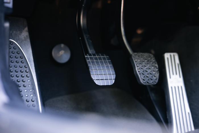 E46 Billet Clutch Pedal - 325i, M3, 330i (35311163870)-Pedal Box Parts-grip-drift-ano black-Garagistic-bmw