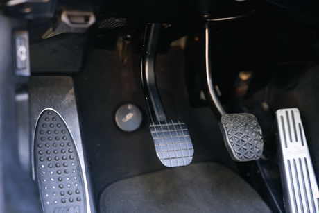 E46 Billet Clutch Pedal - 325i, M3, 330i (35311163870)-Pedal Box Parts-grip-drift-ano black-Garagistic-bmw