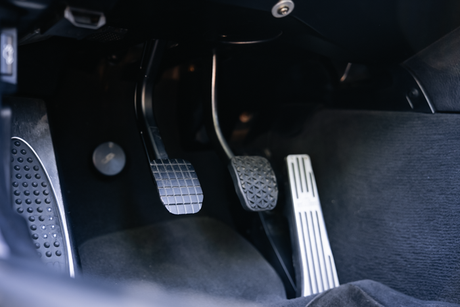 E46 Billet Clutch Pedal - 325i, M3, 330i (35311163870)-Pedal Box Parts-grip-drift-ano black-Garagistic-bmw