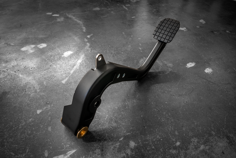 E46 Billet Clutch Pedal - 325i, M3, 330i (35311163870)-Pedal Box Parts-grip-drift-Bare Aluminum-Garagistic-bmw