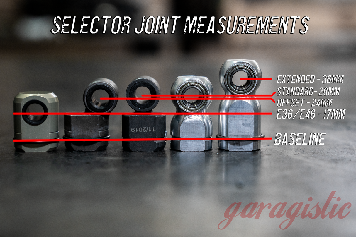 Garagistic Late Model Selector Joint - E36, E46, E34, E39, E60, Z4, G80, E92, E82 - 25117580281-Selector Joints-grip-drift-Garagistic-bmw