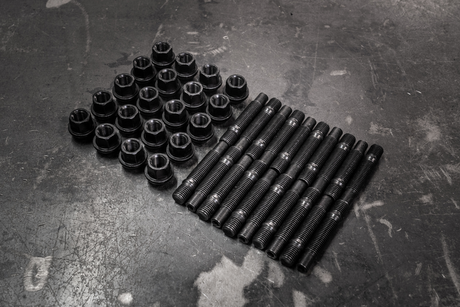 Garagistic Competition BMW Wheel Stud Conversion Kit: (5-Lug) - E36, E46, E82, E92, E39-Wheel Studs and Nuts-grip-drift-68MM-Both!-Garagistic-bmw
