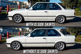 E30 "IS" Side Skirts - Pre-Painted - 51711947059, 51711947060, 51711947063, 51711947064-Exterior Body Parts-grip-drift-Alpine White 2-Garagistic-bmw