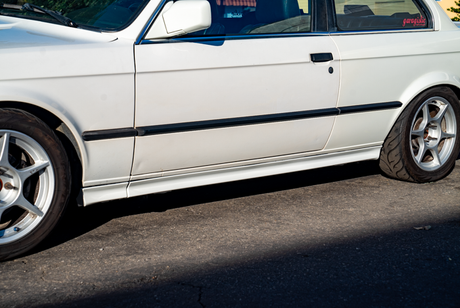 E30 "IS" Side Skirts - 51711947059, 51711947060, 51711947063, 51711947064-Exterior Body Parts-grip-drift-Non-Painted-Garagistic-bmw