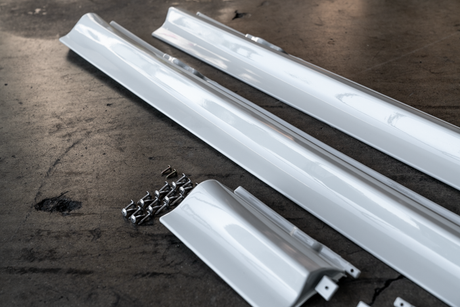 E30 "IS" Side Skirts - 51711947059, 51711947060, 51711947063, 51711947064-Exterior Body Parts-grip-drift-Non-Painted-Garagistic-bmw