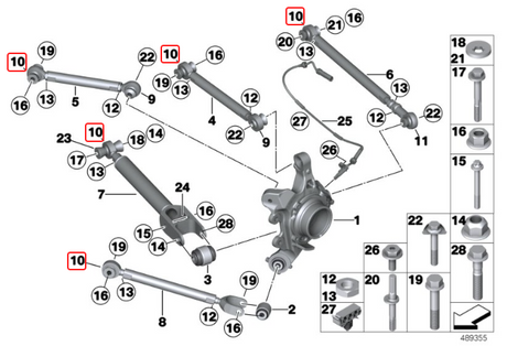 BMW Motorsport - Sleeve End 33308310772-Suspension Parts-grip-drift-Garagistic-bmw