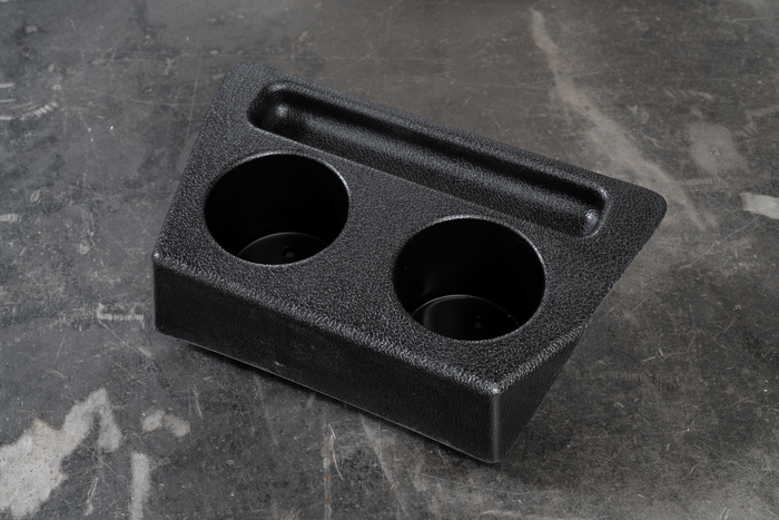 Garagistic E30 Center Console Dual Cup Holder - 325i, M3, 318is-Interior Parts-grip-drift-Garagistic-bmw