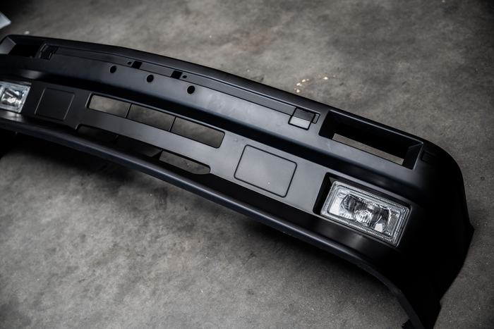 E30 M3 Style Front Bumper - Aftermarket Replacement-Exterior Body Parts-grip-drift-No foglights-Garagistic-bmw