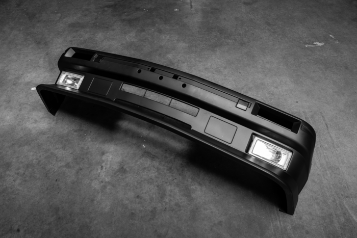 E30 M3 Style Front Bumper - Aftermarket Replacement-Exterior Body Parts-grip-drift-No foglights-Garagistic-bmw