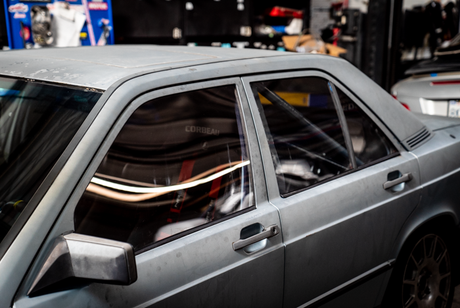 W201 190e Mercedes Polycarbonate Lexan Windows Kit-Exterior Body Parts-grip-drift-Garagistic-bmw