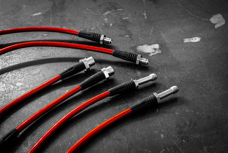 2007-2010 BMW E9X RWD Stainless Steel Complete 6 Brake Line Kit - DOT Compliant E90 E91 E92 E93 328 335-Brake and Clutch Lines-grip-drift-No clutch line-Garagistic-bmw