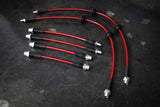 2008-2009 BMW E82 128i 135i Stainless Steel Complete 6 Brake Line Kit - DOT Compliant-Brake and Clutch Lines-grip-drift-No clutch line-Garagistic-bmw