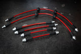 2008-2009 BMW E82 128i 135i Stainless Steel Complete 6 Brake Line Kit - DOT Compliant-Brake and Clutch Lines-grip-drift-No clutch line-Garagistic-bmw