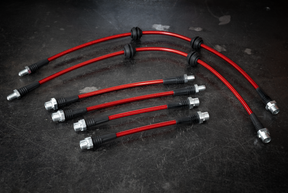 2009-2014 BMW LCI E82 128i 135i RWD Stainless Steel Complete 6 Brake Line Kit - DOT Compliant-Brake and Clutch Lines-grip-drift-No clutch line-Garagistic-bmw