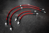 BMW F3X Stainless Steel Complete 6 Brake Line Kit - DOT Compliant - F30 F31 F32 F33 F34 F36 328i 330i 428i 435i-Brake and Clutch Lines-grip-drift-No clutch line-Garagistic-bmw