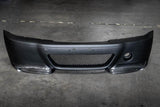 E46 M3 CSL Style Front Bumper with Carbon Fiber Splitters for E46 Non-M Coupe-Exterior Body Parts-grip-drift-Garagistic-bmw