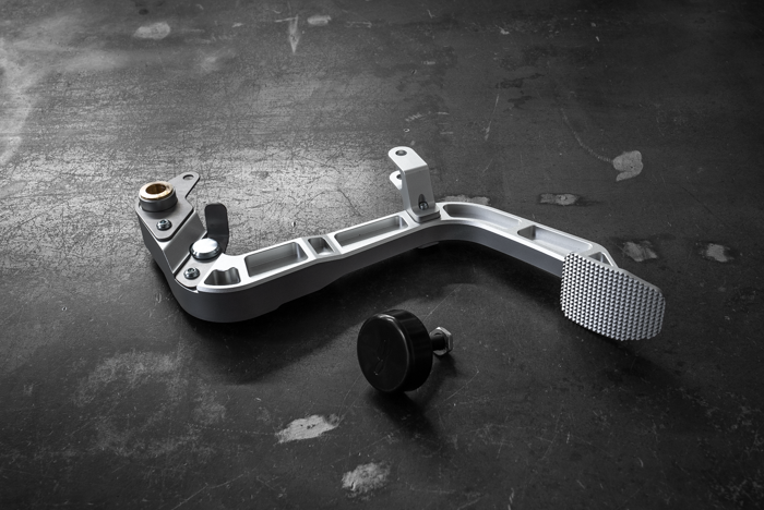 E36 Billet Clutch Pedal - 325i, M3, 328is, Z3 (35311158659)-Pedal Box Parts-grip-drift-Bare Aluminum-Yes-Garagistic-bmw