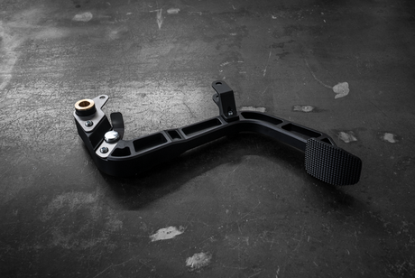 E36 Billet Clutch Pedal - 325i, M3, 328is, Z3 (35311158659)-Pedal Box Parts-grip-drift-Anodized Black-No-Garagistic-bmw