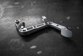 E36 Billet Clutch Pedal - 325i, M3, 328is, Z3 (35311158659)-Pedal Box Parts-grip-drift-Bare Aluminum-No-Garagistic-bmw