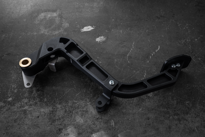 E36 Billet Clutch Pedal - 325i, M3, 328is, Z3 (35311158659)-Pedal Box Parts-grip-drift-Bare Aluminum-No-Garagistic-bmw
