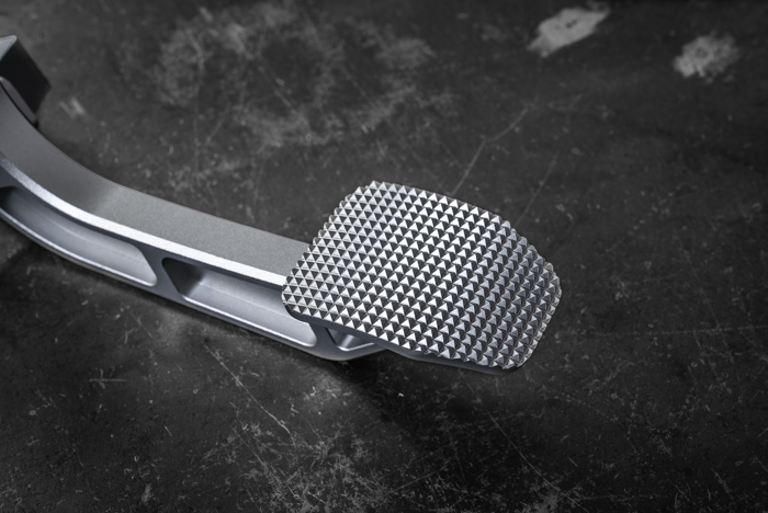 E36 Billet Clutch Pedal - 325i, M3, 328is, Z3 (35311158659)-Pedal Box Parts-grip-drift-Bare Aluminum-No-Garagistic-bmw